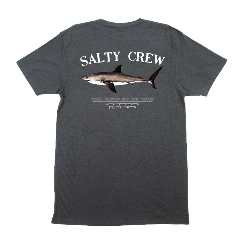 Salty Crew Bruce SS Tee Charcoal HTR S