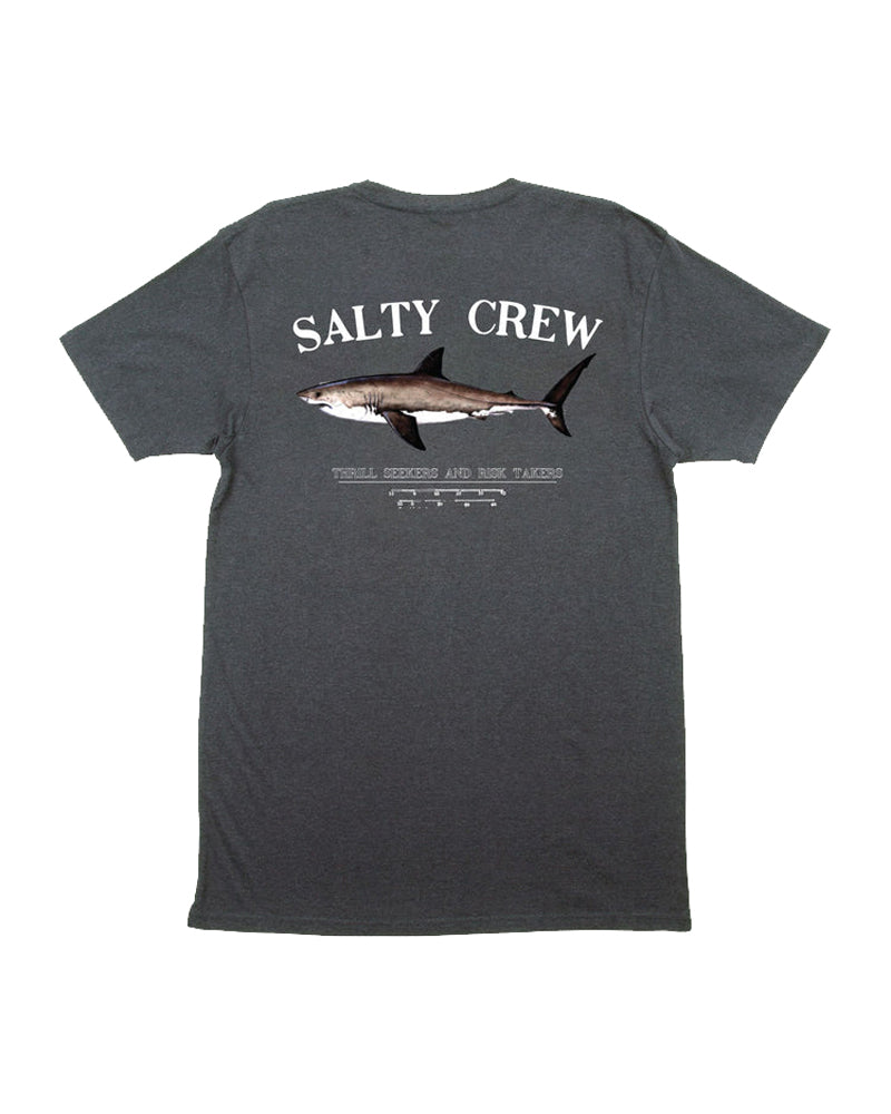 Salty Crew Bruce SS Tee Charcoal HTR S