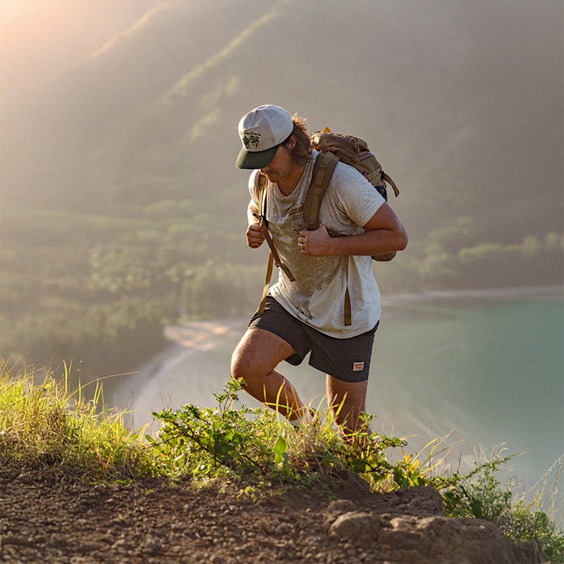 Seager Los Rios Corduroy Snapback Hat NaturalGreen OS