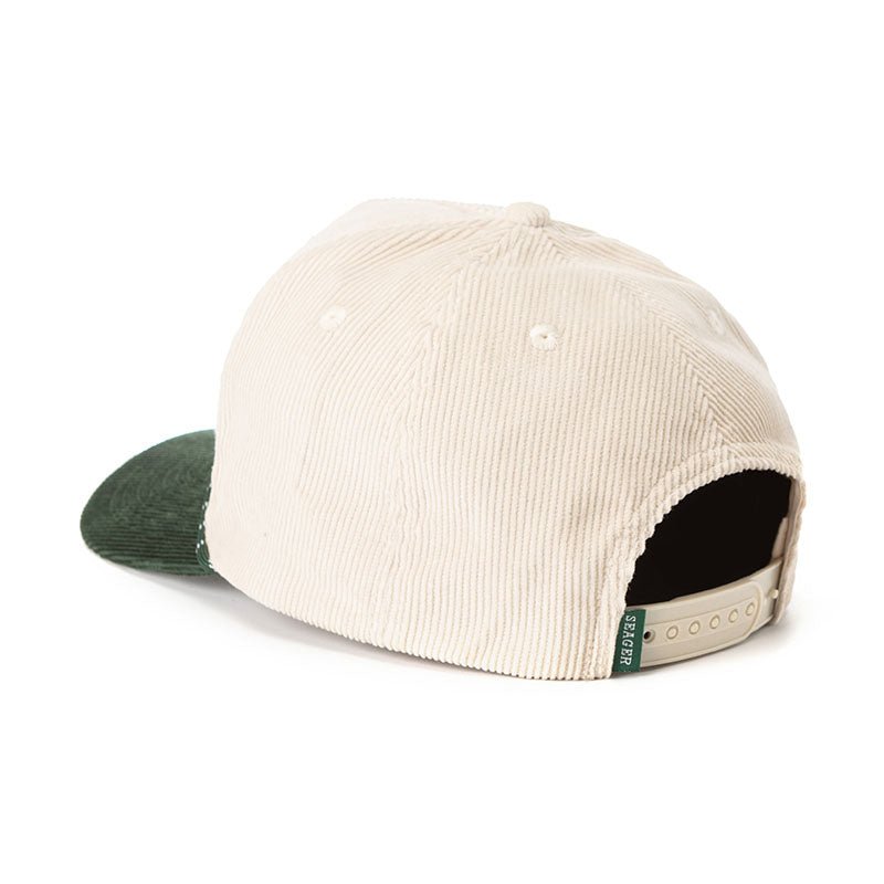 Seager Los Rios Corduroy Snapback Hat NaturalGreen OS