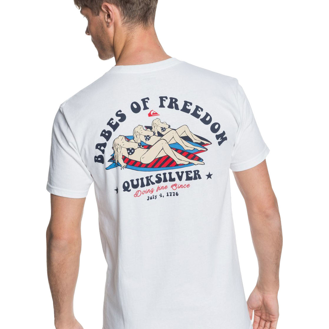 Quiksilver 4th Babes Of Freedom Tee WBB0 S