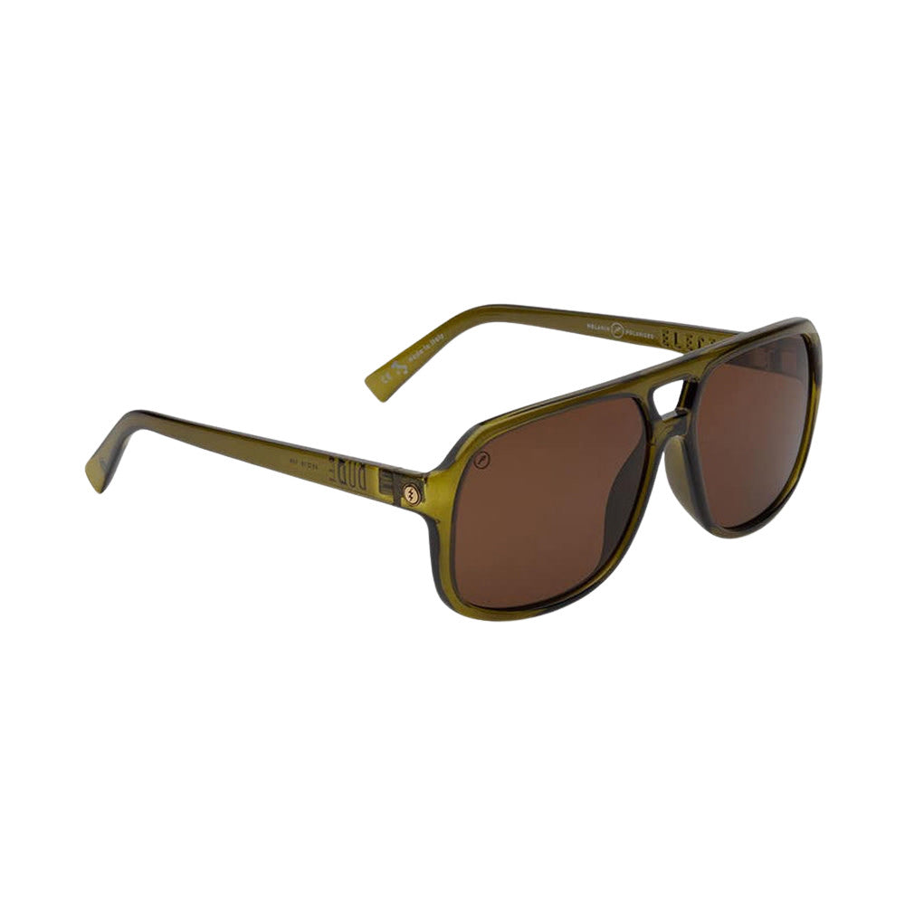 Electric Dude Polarized Sunglasses Olive BronzePolar Oversized