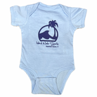 Island Water Sports Script DFB Baby Onesie LightBlue-Navy 24M