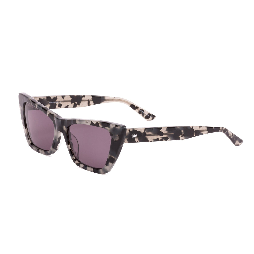 Sito Wonderland Polarized Sunglasses BlackTort IronGrey