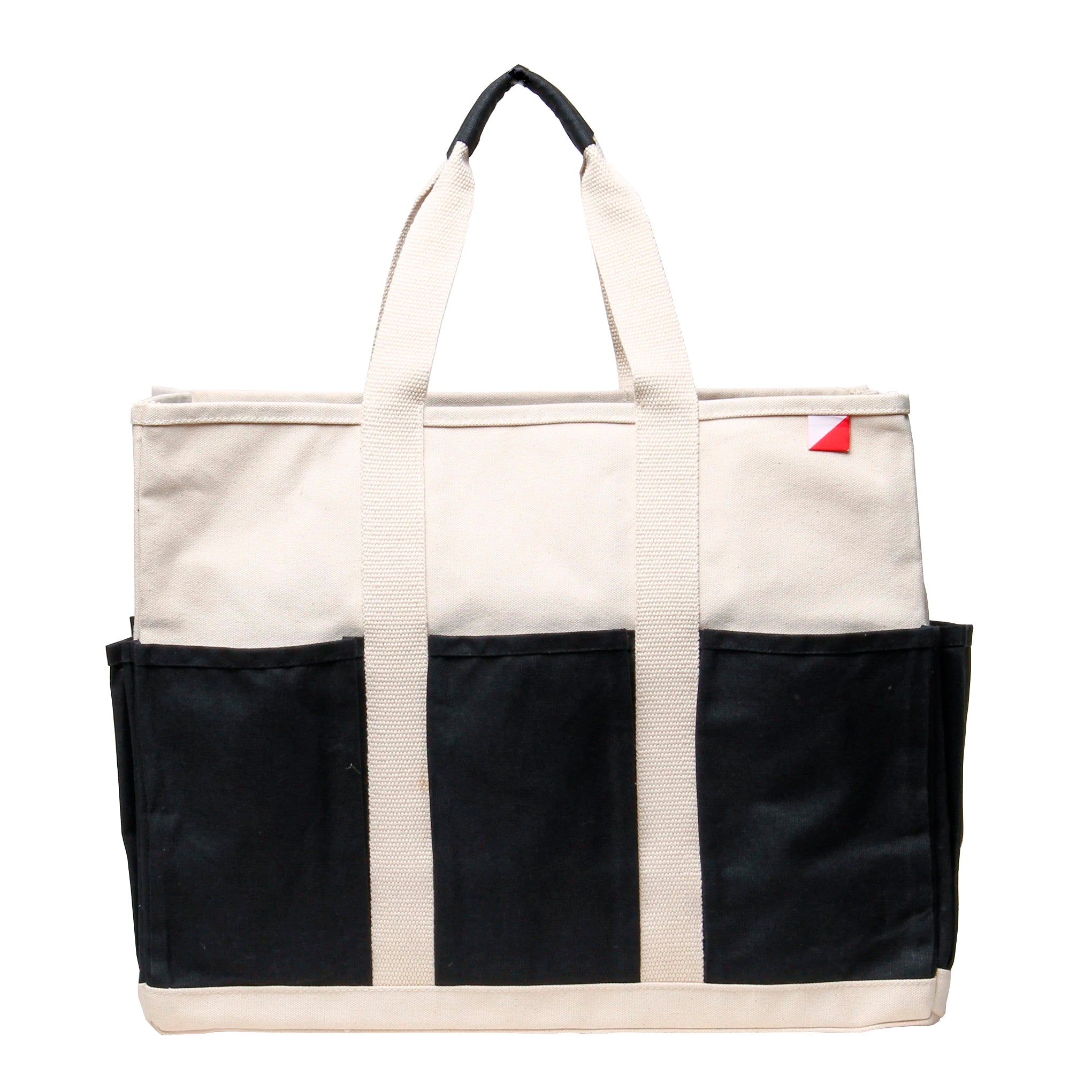 Shore Pocket Grocery Large Tote Bag Black OS