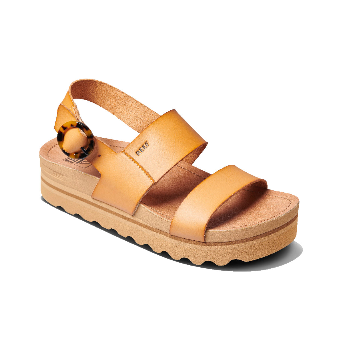 Reef Vista Hi Buckle Womens Sandal Natural 9