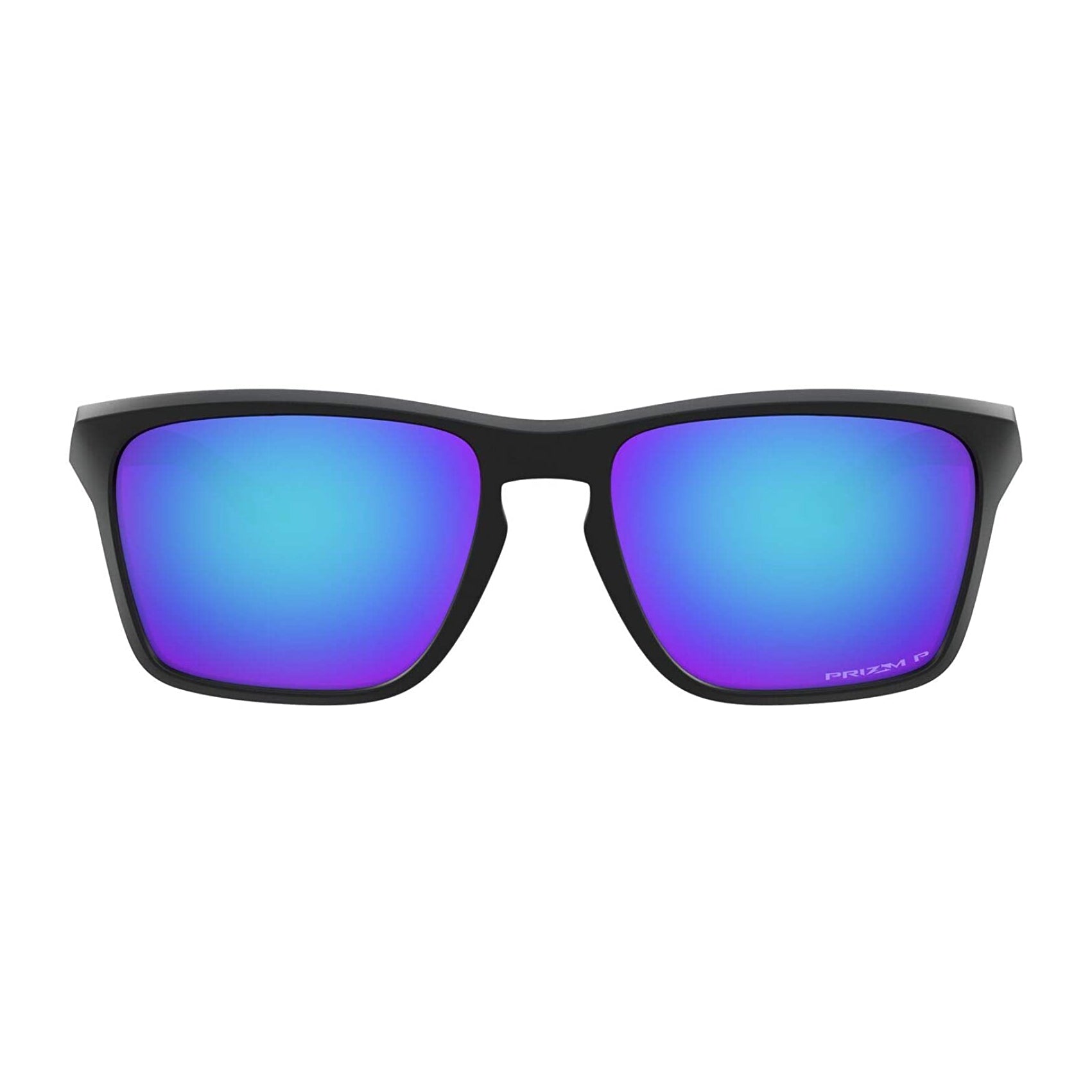 Oakley Sylas Polarized Sunglasses MatteBlack PrizmSapphire Square