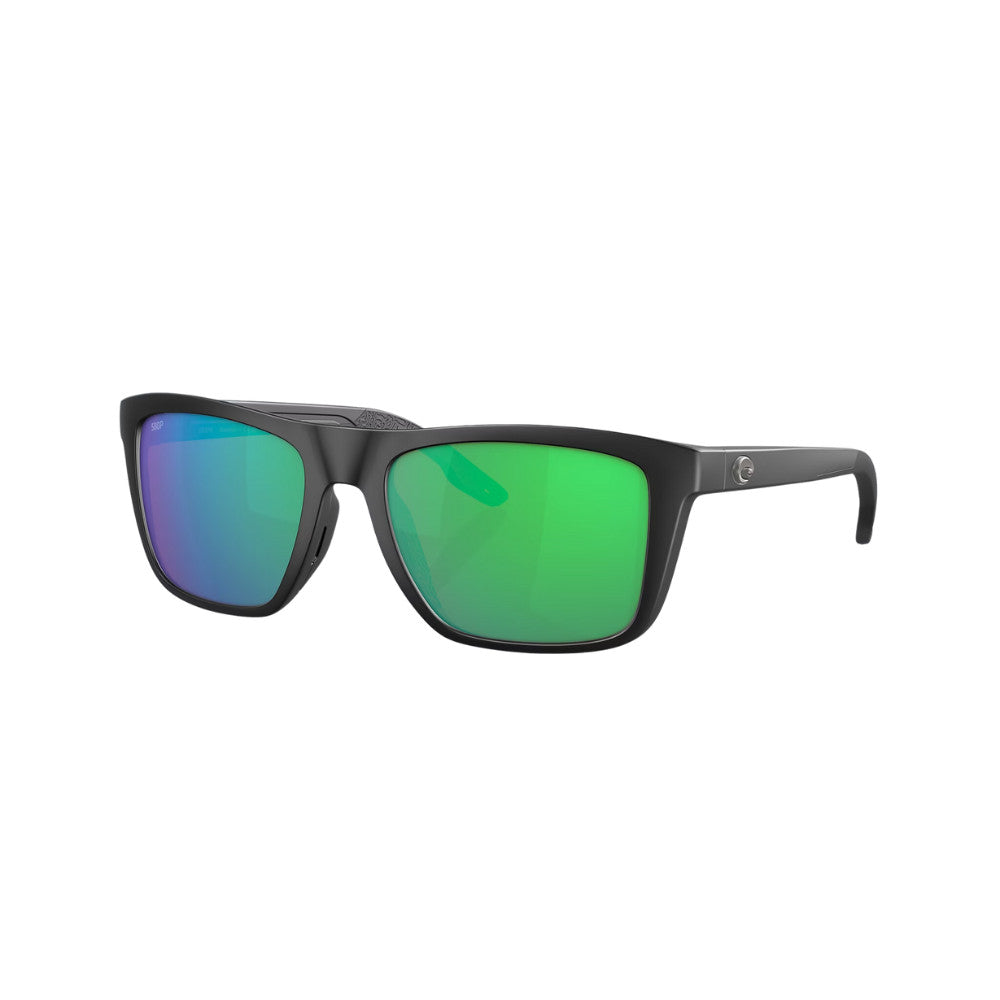 Costa Del Mar Mainsail Polarized Sunglasses MatteBlack GreenMirror580P