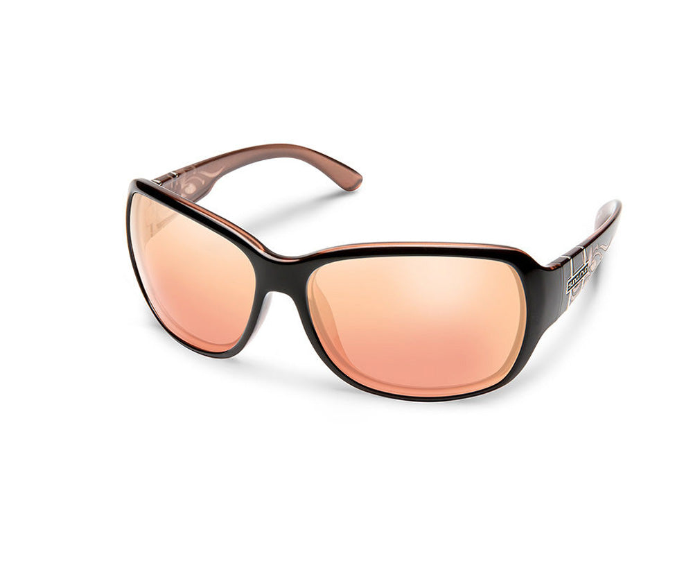 SunCloud Limelight Polarized Sunglasses RoseBackpaint PinkGoldMirror Oversized