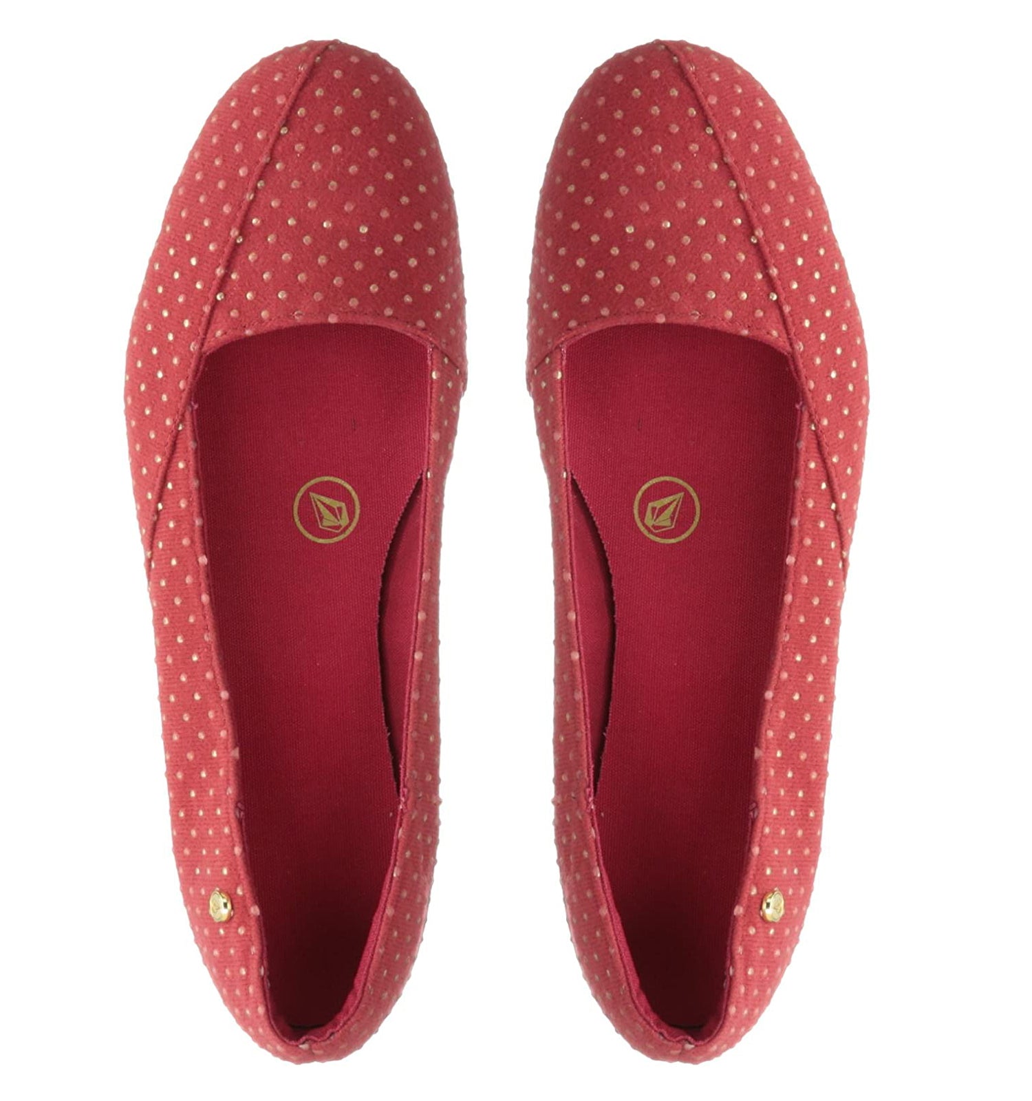 Volcom Game On Womens Shoe Red Studs 8