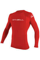 O'Neill Basic Skins L/S Performance Fit RashGuard Red S