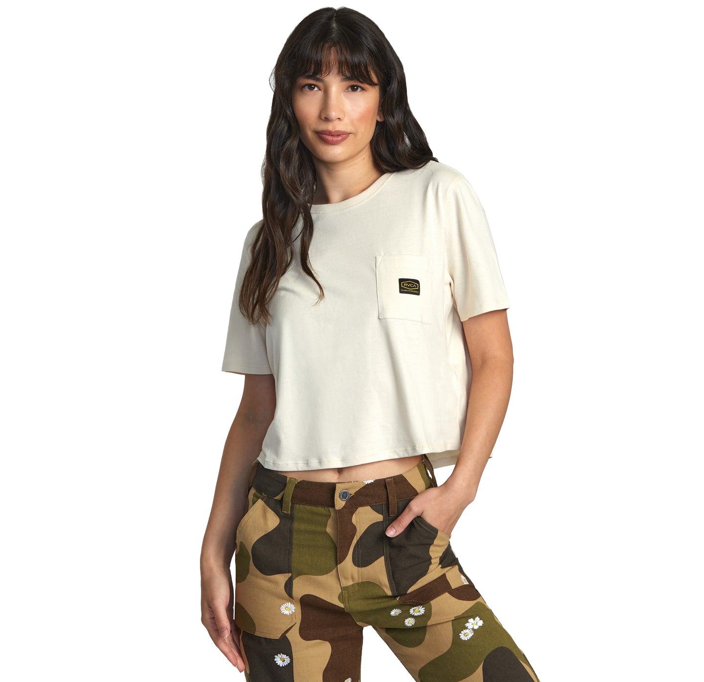 RVCA Recession Pocket SS Tee  WDR0 S