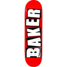 Baker Brand Logo Deck RED/WHT 8.6