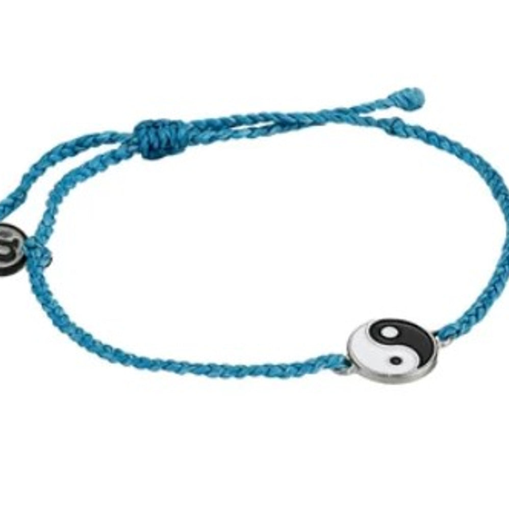 Puravida Silver Yin Yang Bracelet  Pacific Blue OS