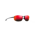 Maui Jim Hookipa Sunglasses MatteBlack HawaiiLava MauiPure