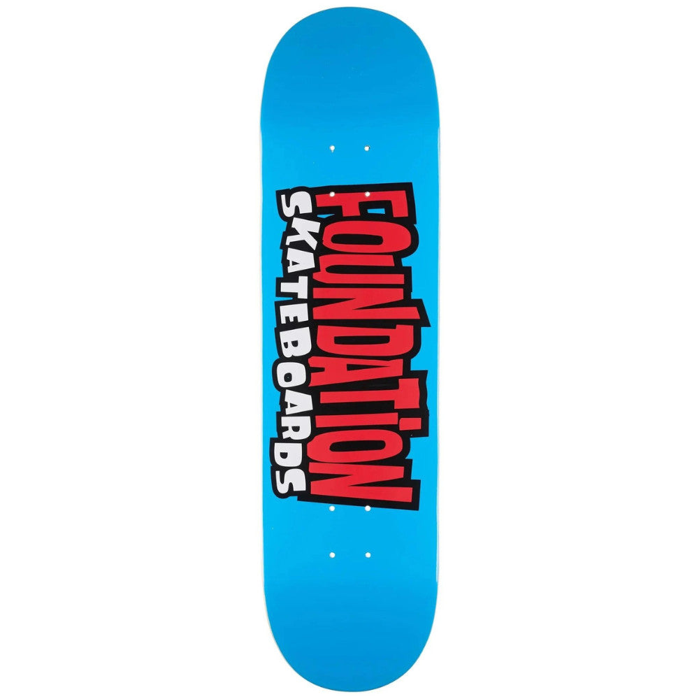 Foundation Skateboards From The 90s Deck Blue 8.25"