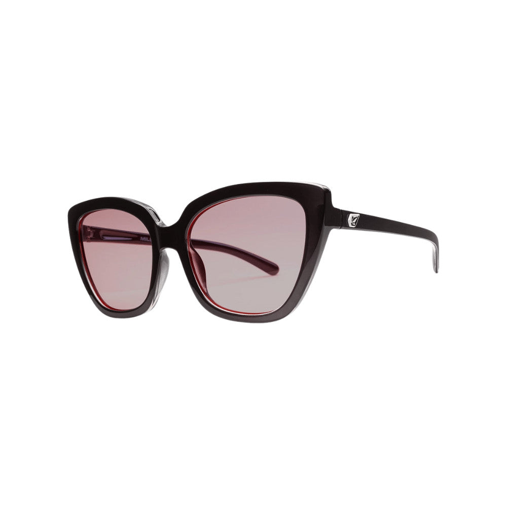 Volcom Milli Polarized Sunglasses GlossBlack Light Rose