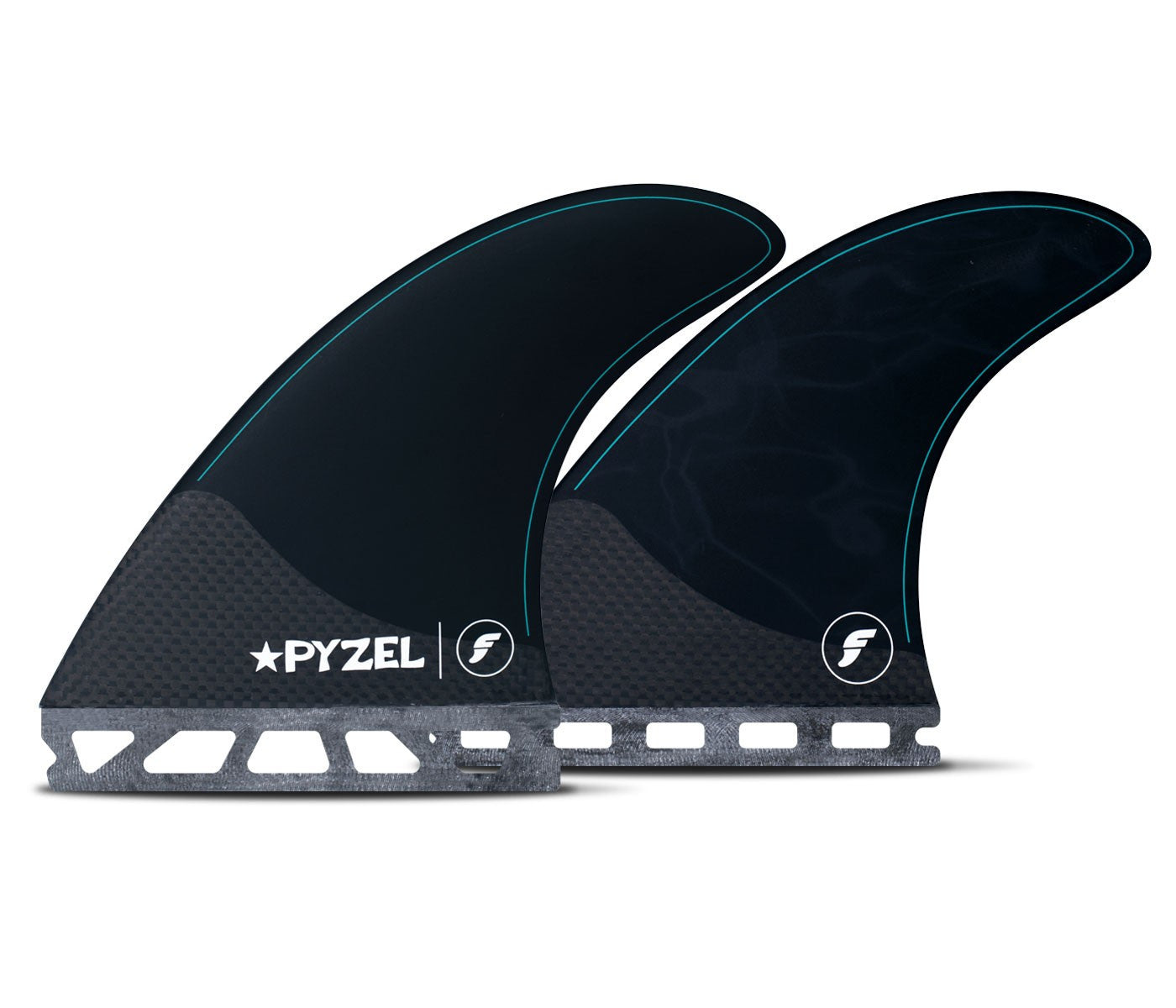 Future Fins Pyzel HC-Carbon Thruster Set Black M