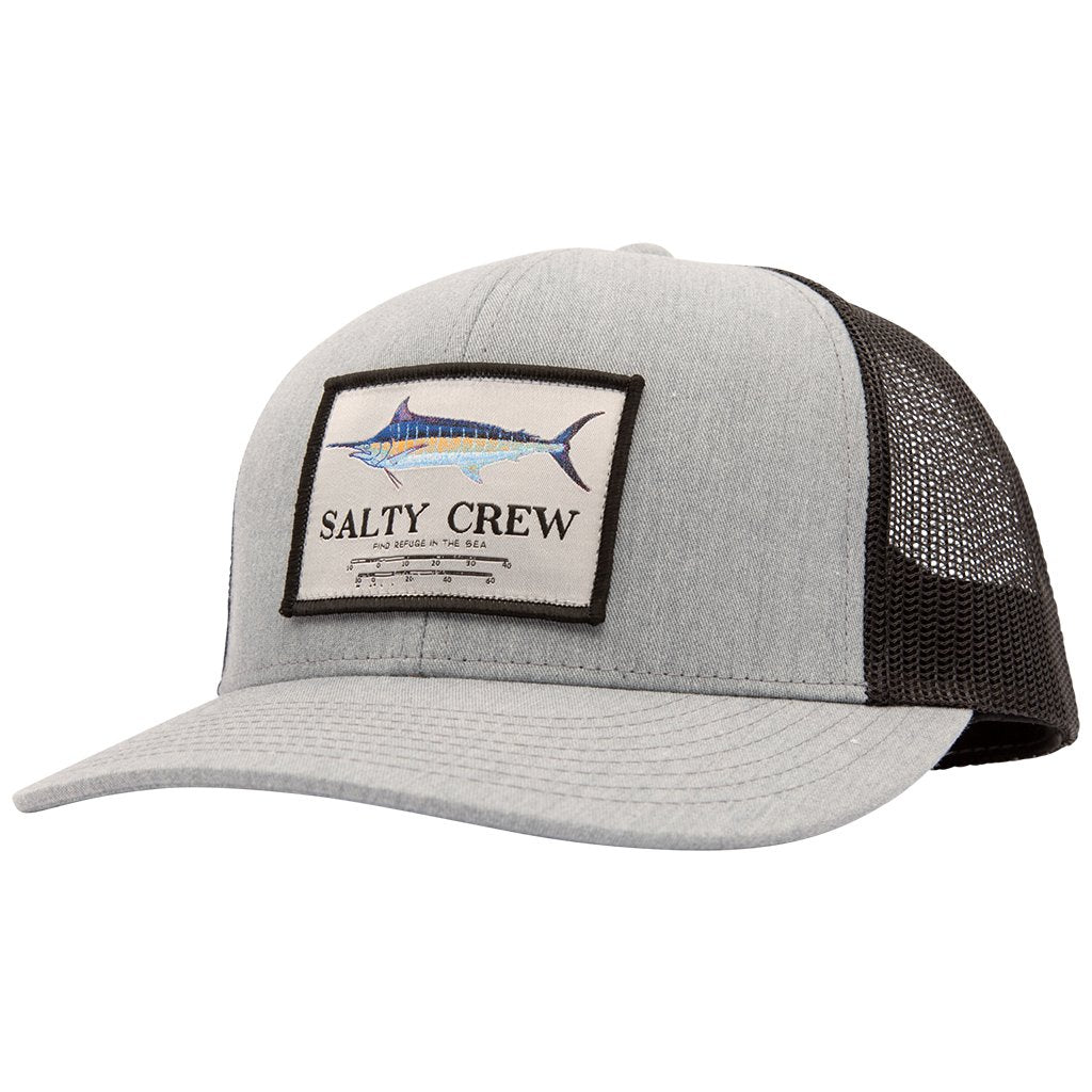 Salty Crew Marlin Mount Trucker Hat HeatherGrey/Black OS