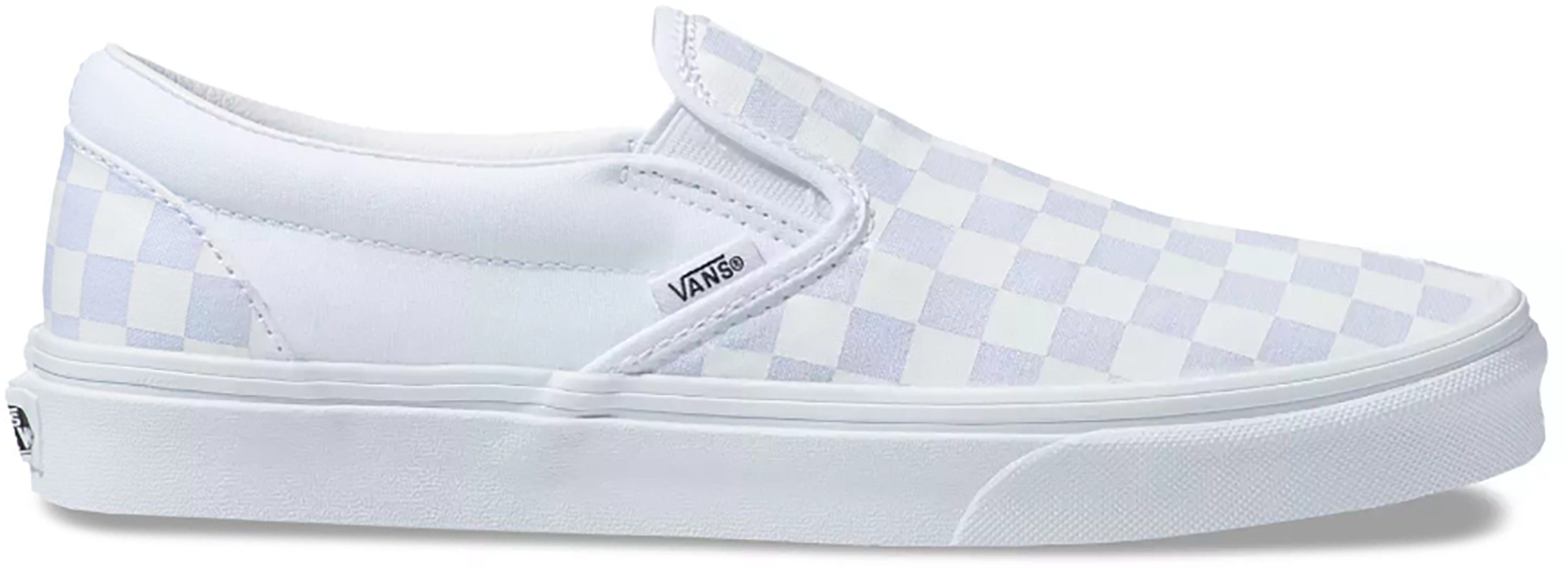 Vans Classic Slip-On  White(Checkerboard) 7.5