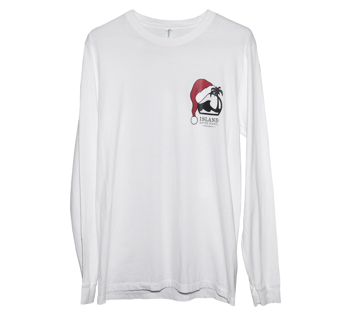 Island Water Sports Santa Hat LS Tee Delray XXXL