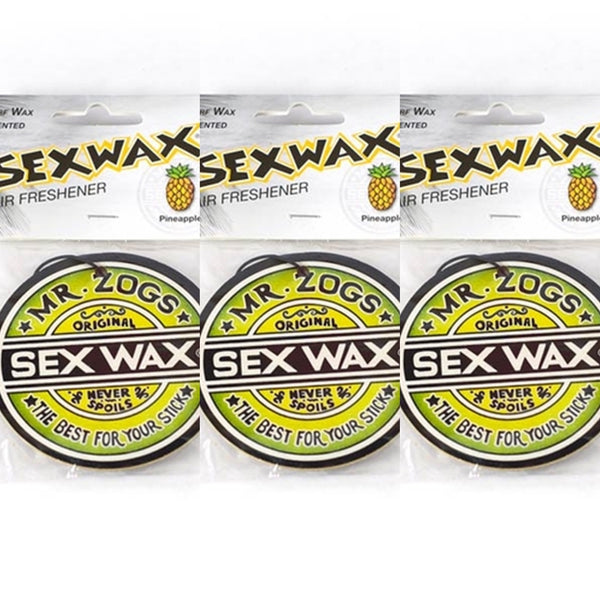 Sex Wax Air Freshener Pineapple 3-Pack | Mr. Zog's