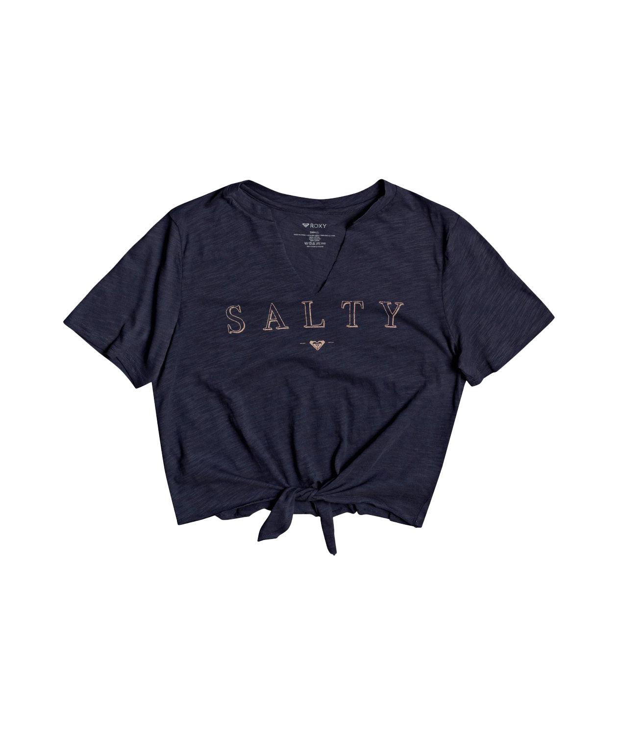 Roxy Salty Notched Crew Tee