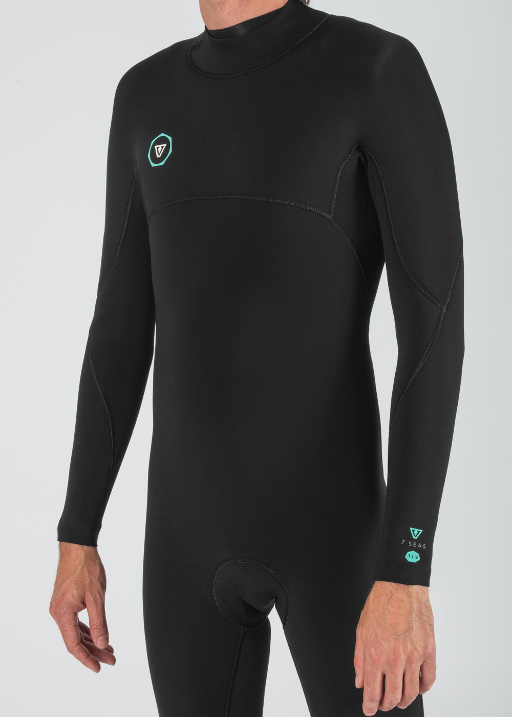 Vissla 7 Seas 3/2mm Back Zip Fullsuit BLK-Black25 XL