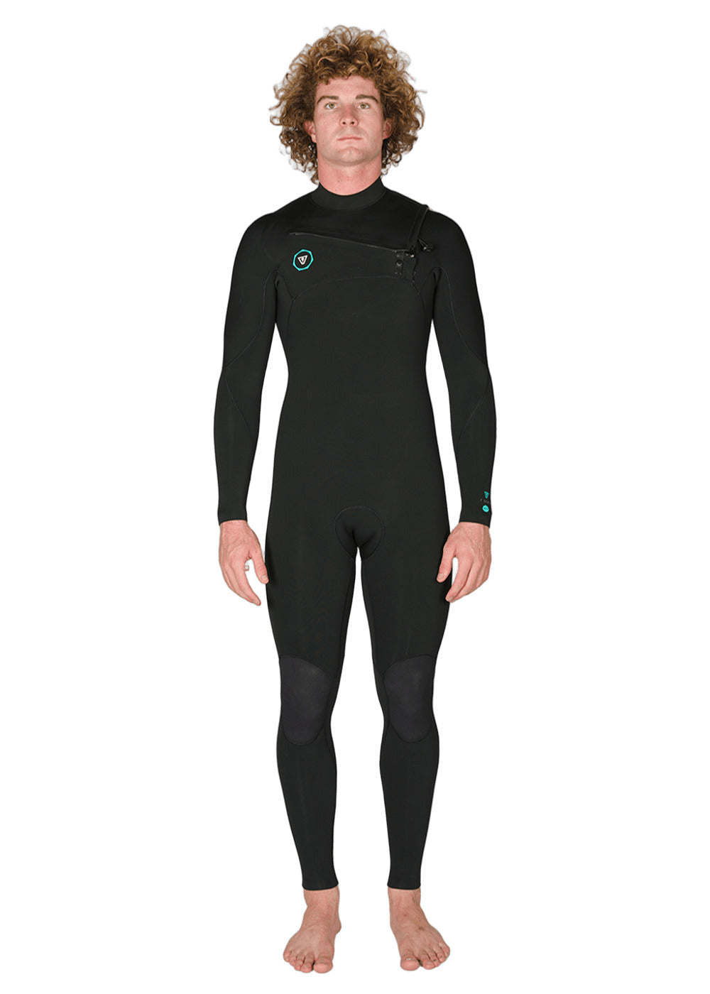 Vissla 7 Seas 3/2mm Chest Zip Fullsuit BLK-Black25 MT
