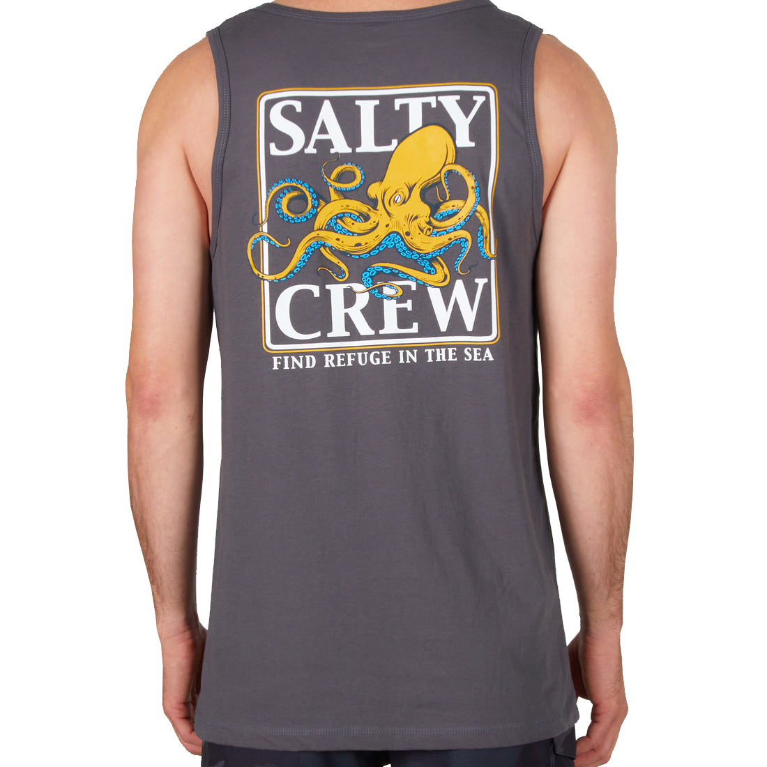 Salty Crew Ink Slinger Tank Charcoal S