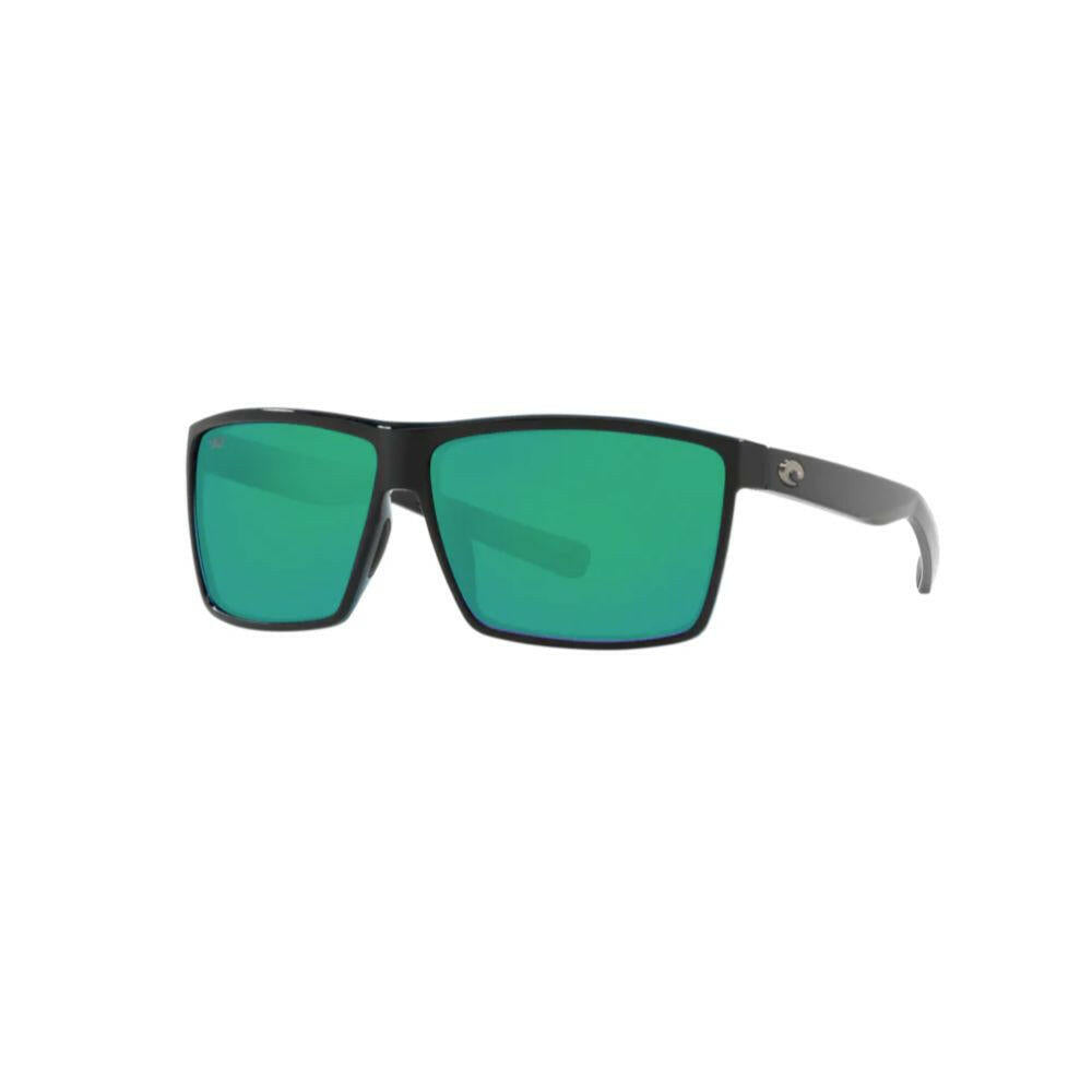 Costa Del Mar Rincon Polarized Sunglasses ShinyBlack GreenMirror 580P