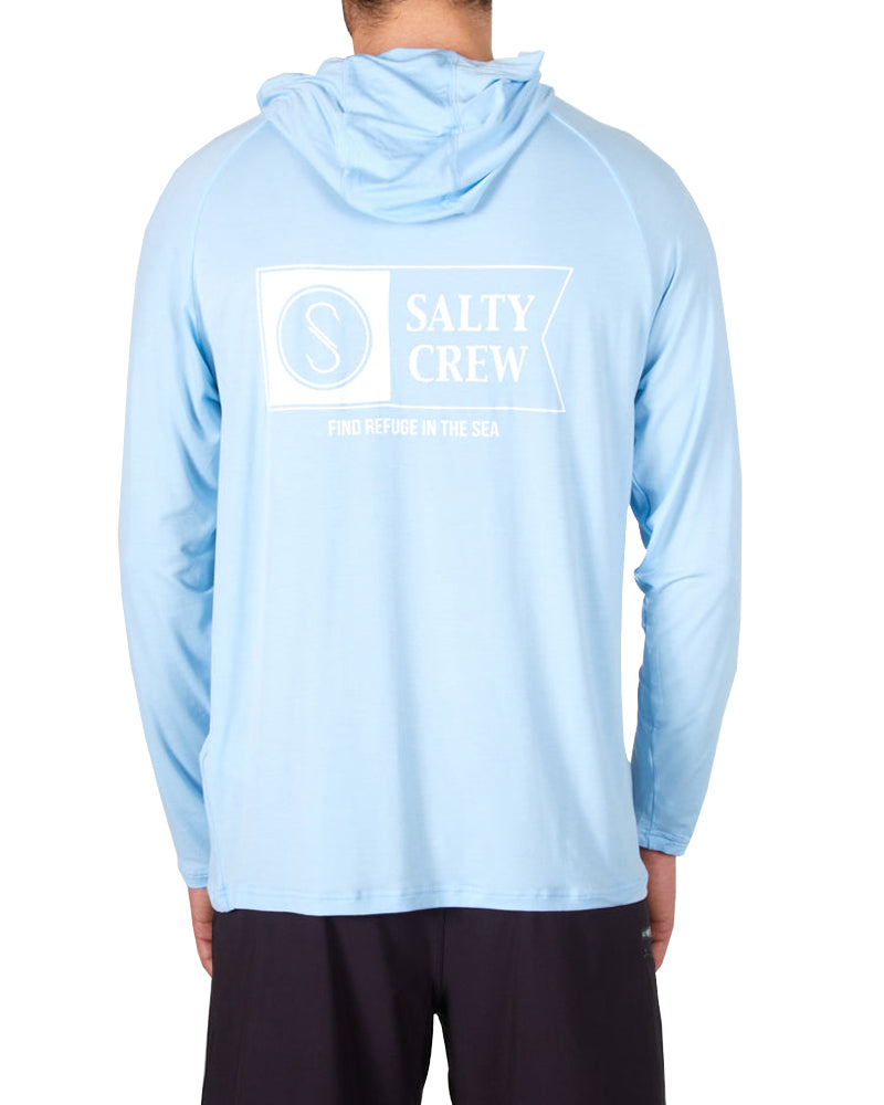 Salty Crew Mariner UV Hood LBL XL