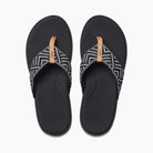 Reef Cushion Cloud TX Womens Sandal Black Geo 8