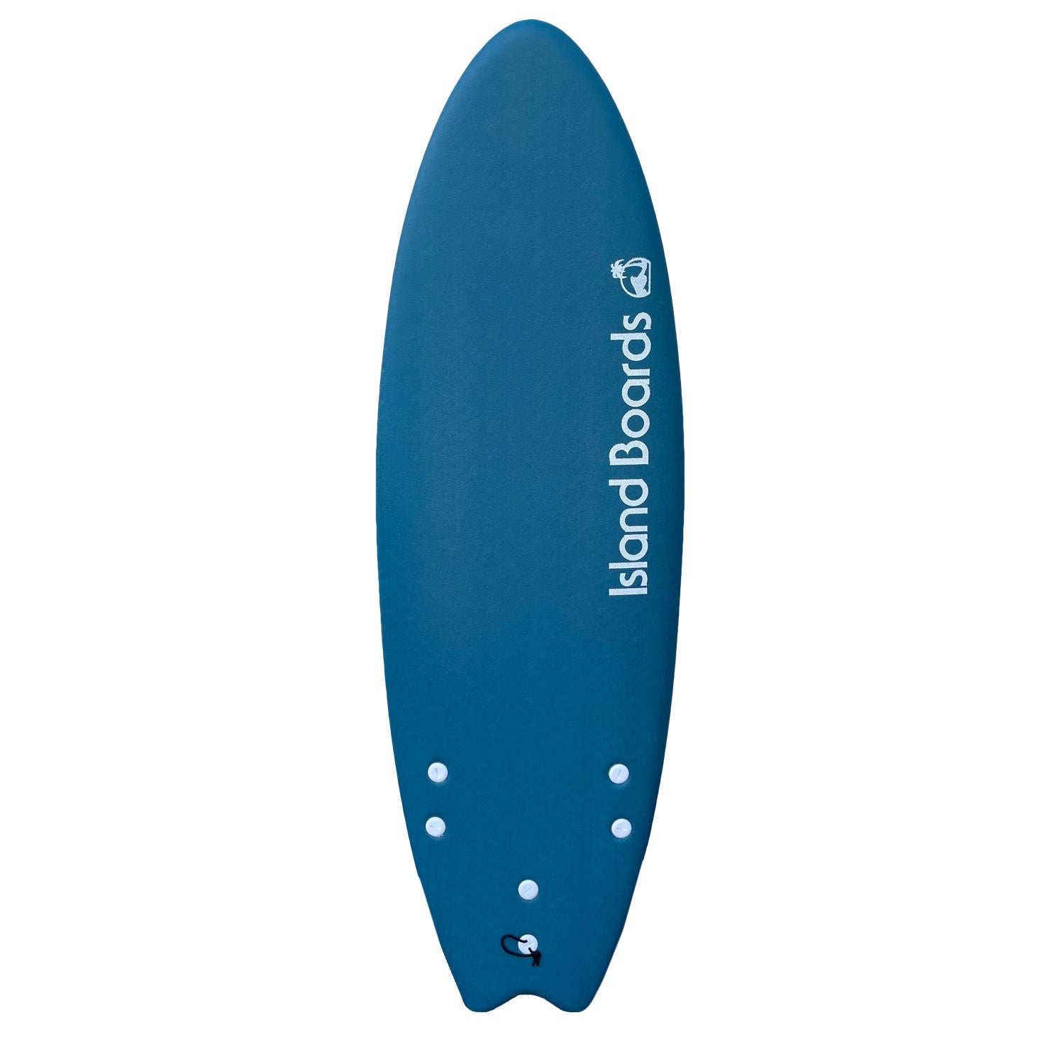 Island Water Sports Swallow Tail Softtop Surfboard Steel Blue 6ft6in