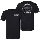 The Qualified Captain Lighthouse SS Tee Black XL
