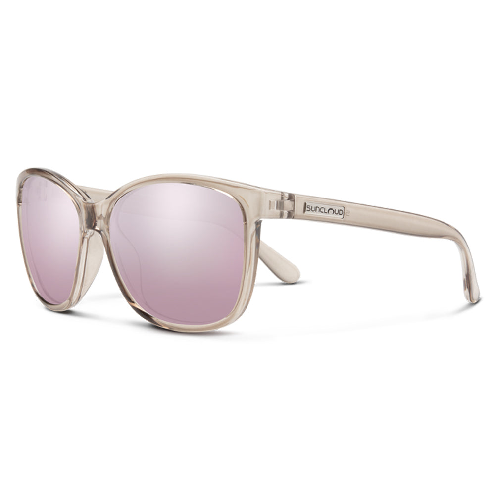SunCloud Sashay Polarized Sunglasses TransparentTP RoseGold