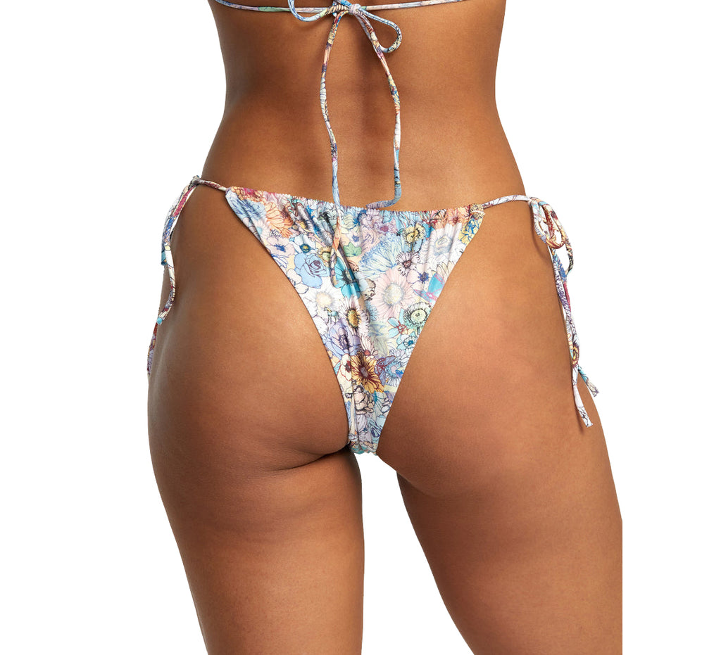RVCA Sage Side Tie Skimpy Bikini Bottom MUL M/10