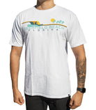 Deerfield Beach Retro Wave SS Tee White XL