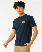 Rip Curl Surf Revival Boxin SS Tee.