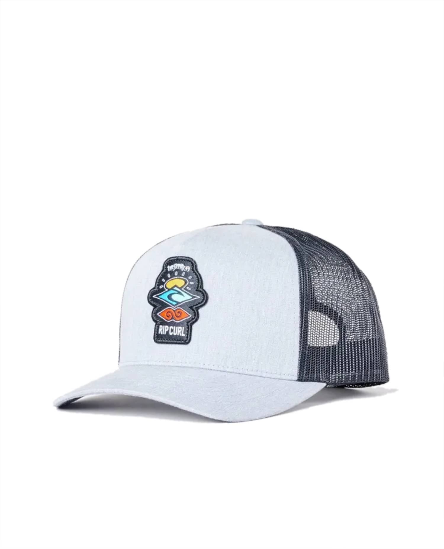 Rip Curl Boys Icon Trucker Hat Grey OS