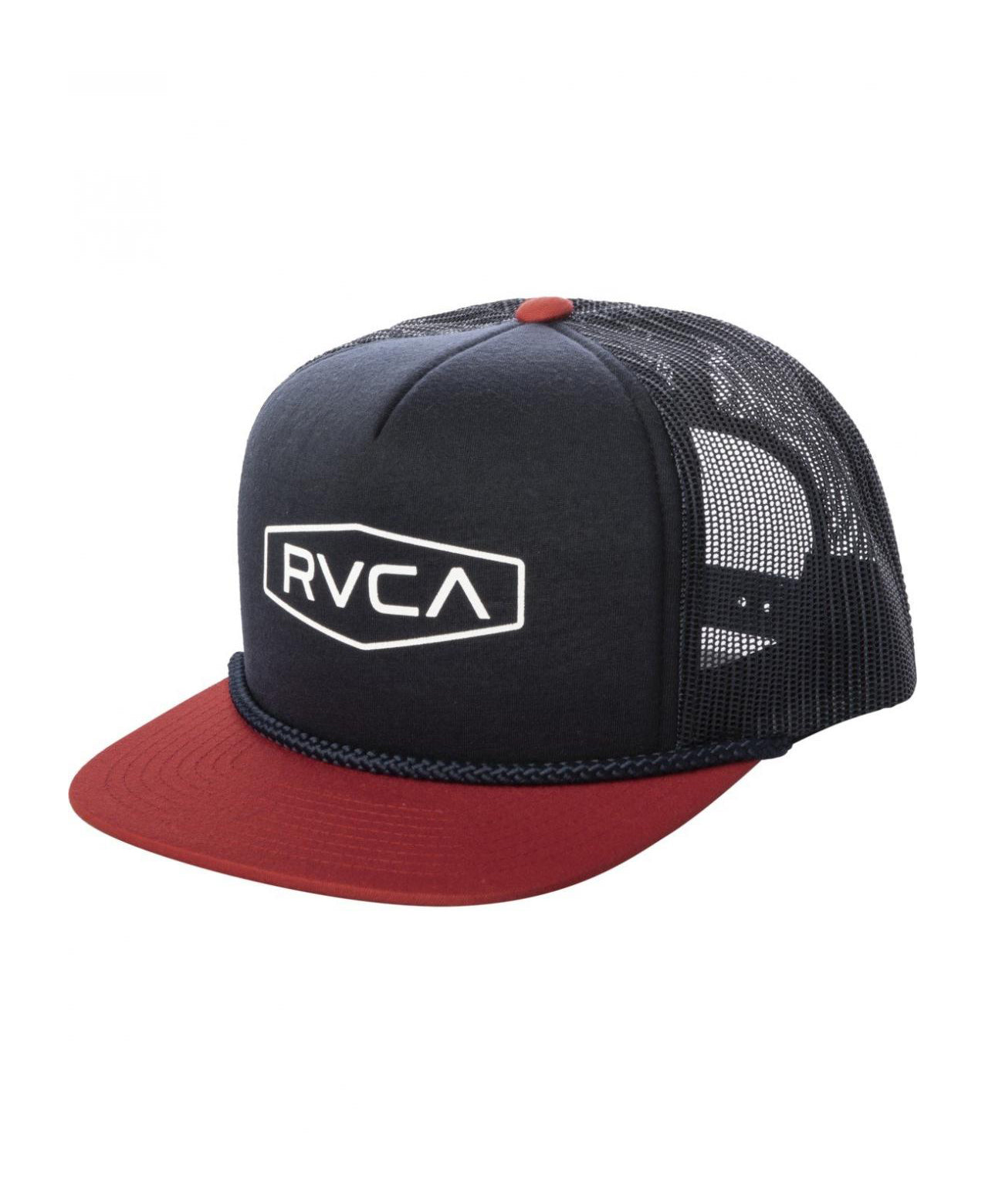 RVCA Staple Foamy Trucker Hat NRD OS