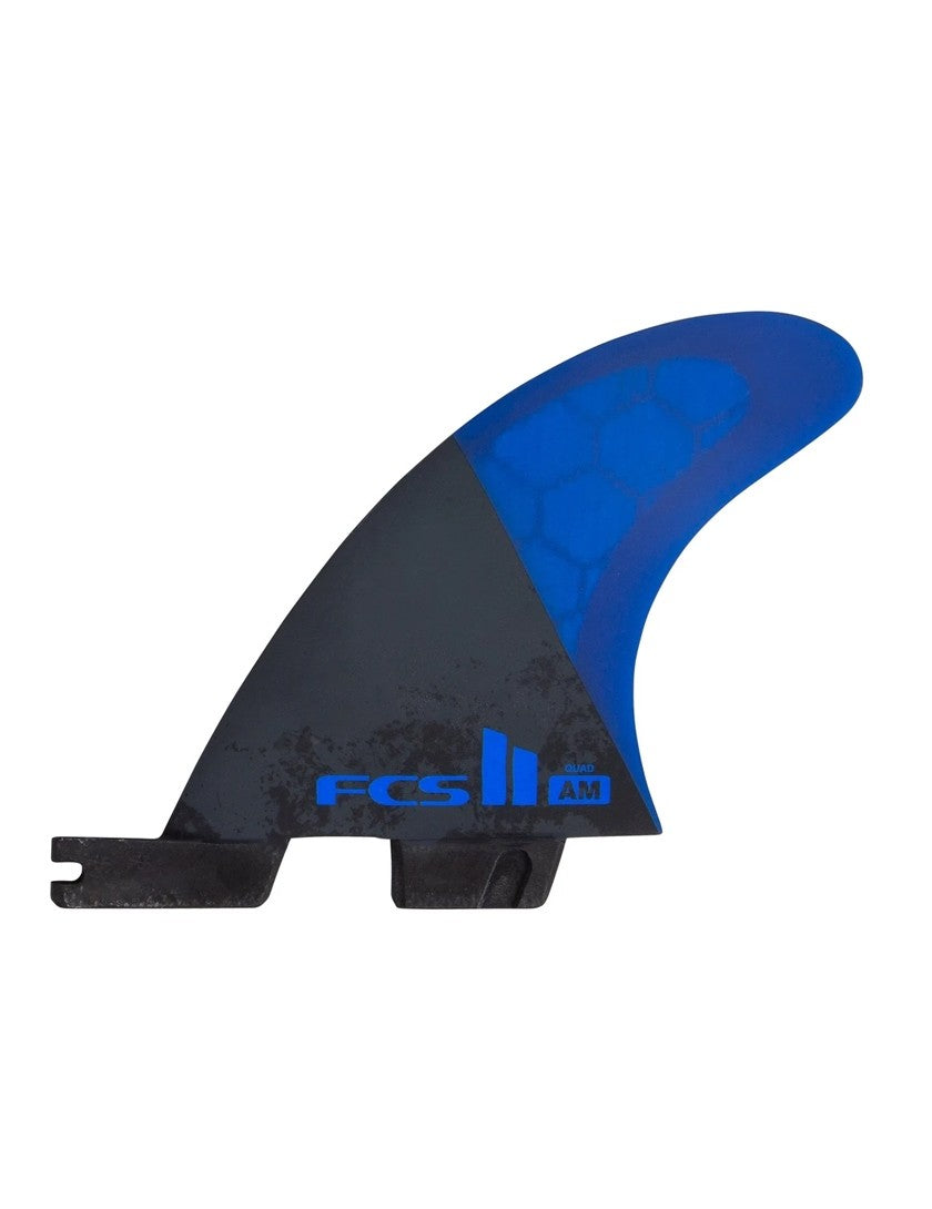 FCS 2 AM PC Tri-Quad Fin Set Cobalt M | Island Water Sports