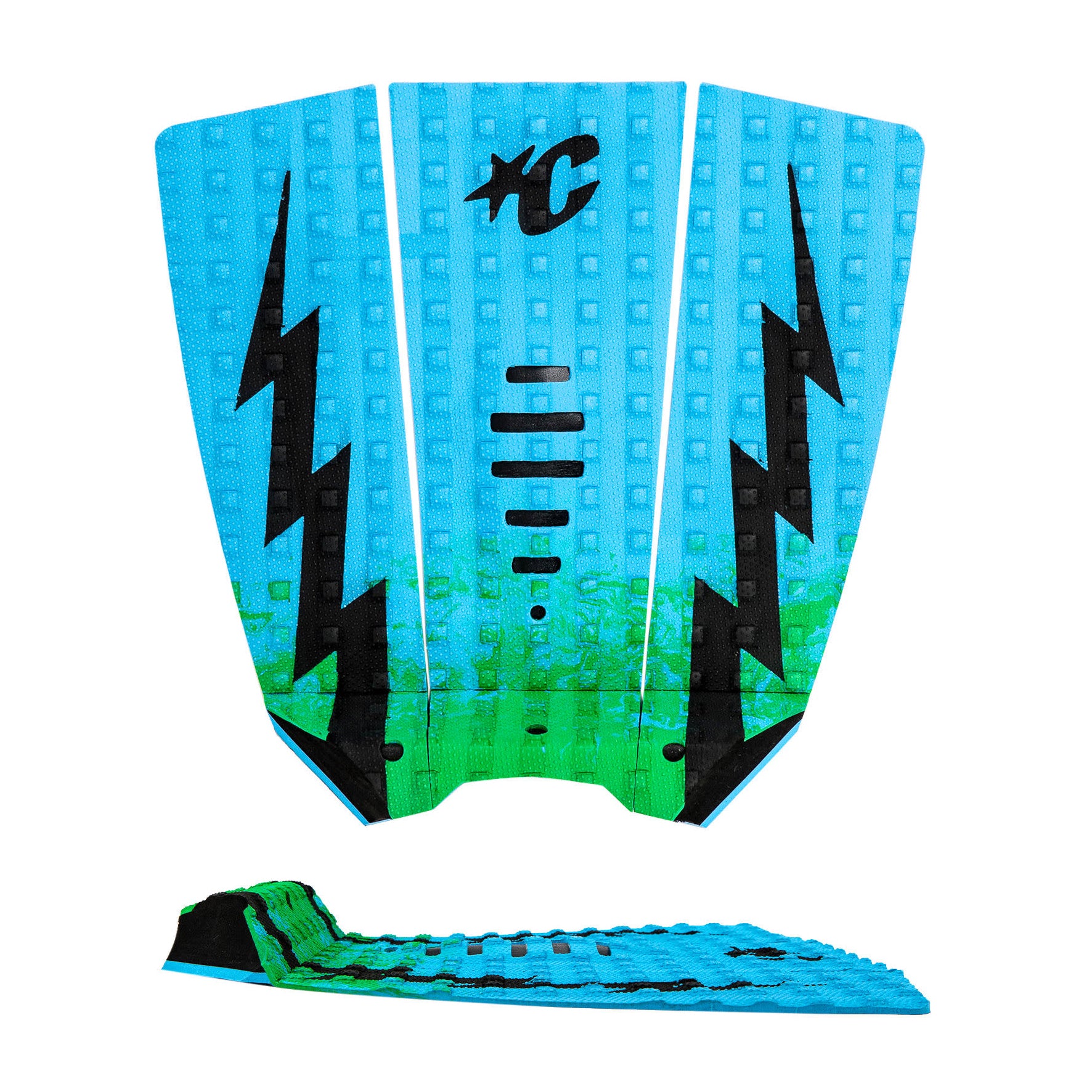 Creatures of Leisure Mick Eugene Fanning Lite Traction Pad Green Fade Cyan Black
