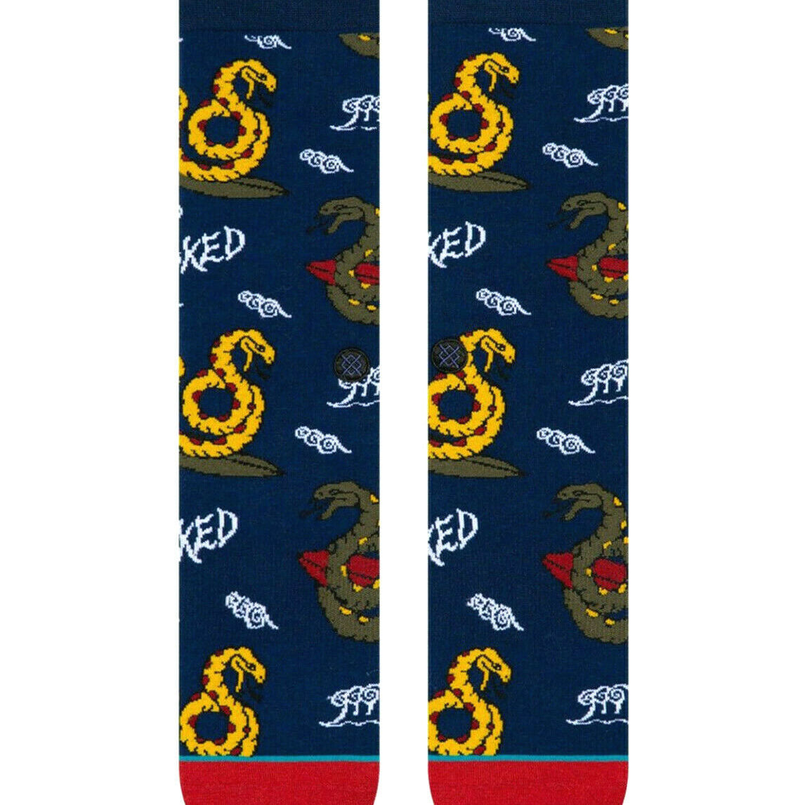 Stance Get Snaked Everyday Crew Sock Navy L