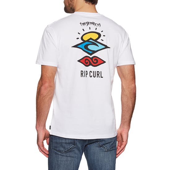 Rip Curl Search Icon SS Tee White S