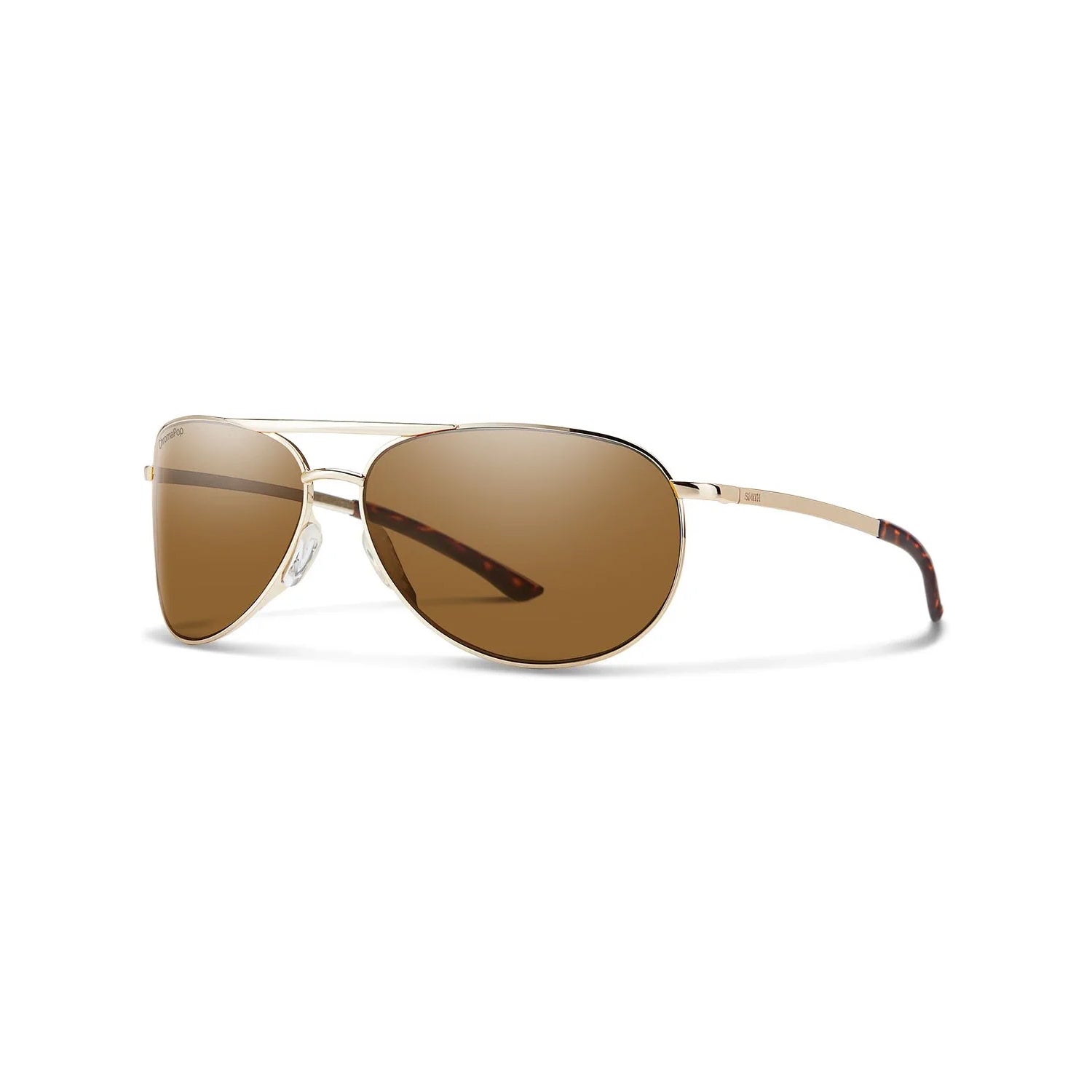 Smith Serpico Slim 2 Polarized Sunglasses Gold Brown