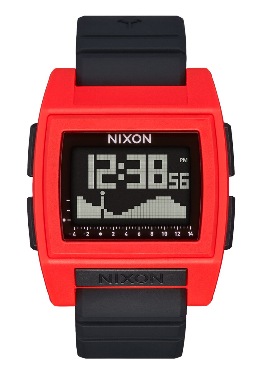 Nixon The Base Tide Pro Watch 209-Red-Black