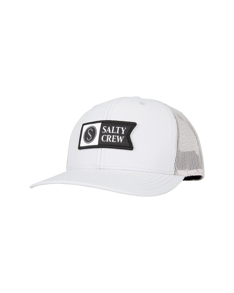 Salty Crew Pinnacle 2 Retro Trucker Hat Grey One SIze