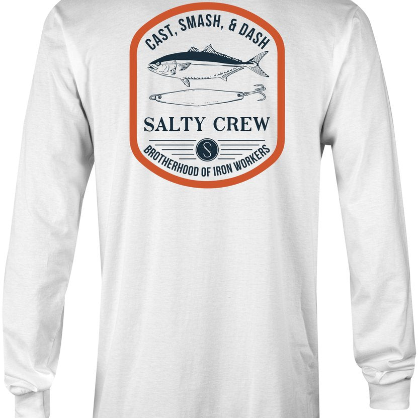 Salty Crew Lure Set LS Tee White S