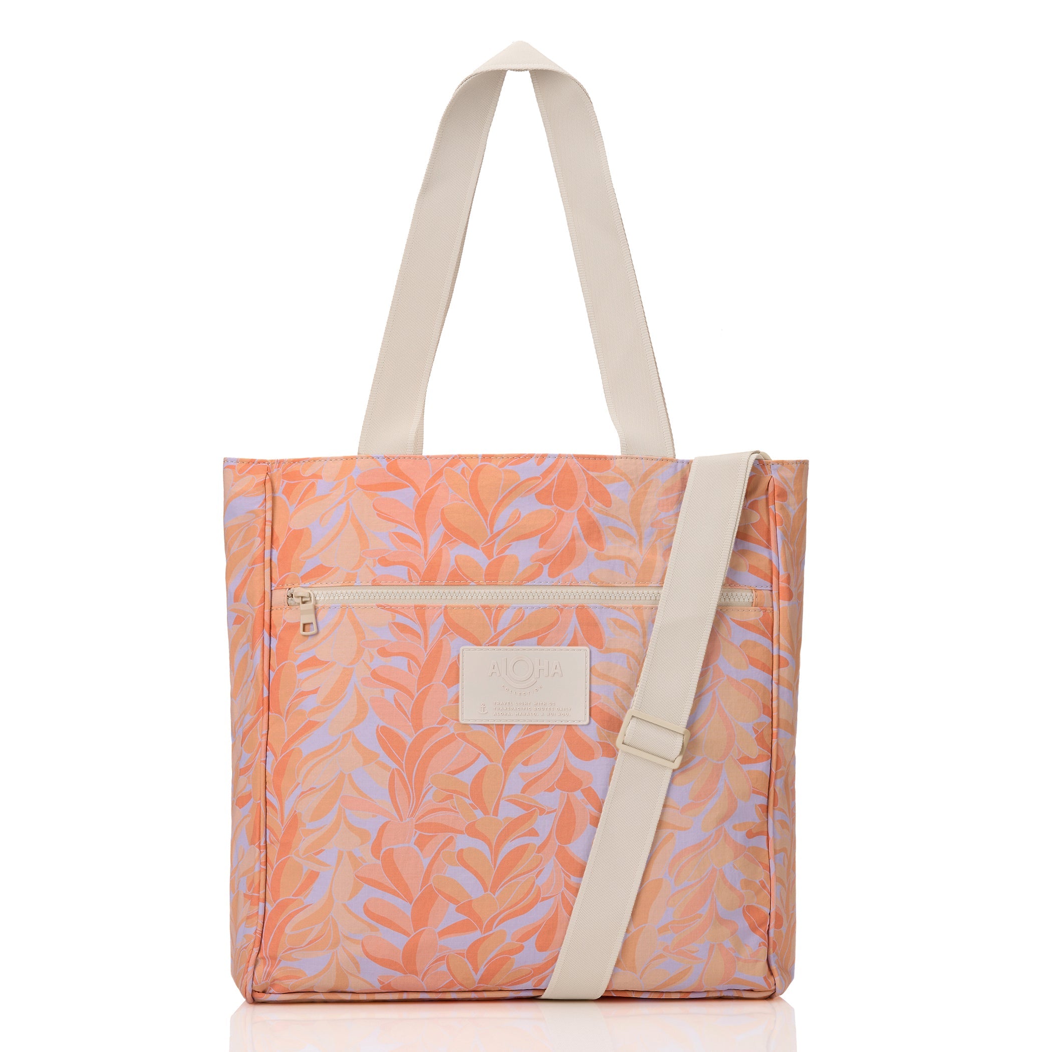 Aloha Collection Lei Stand Daily Tote Peachy OS